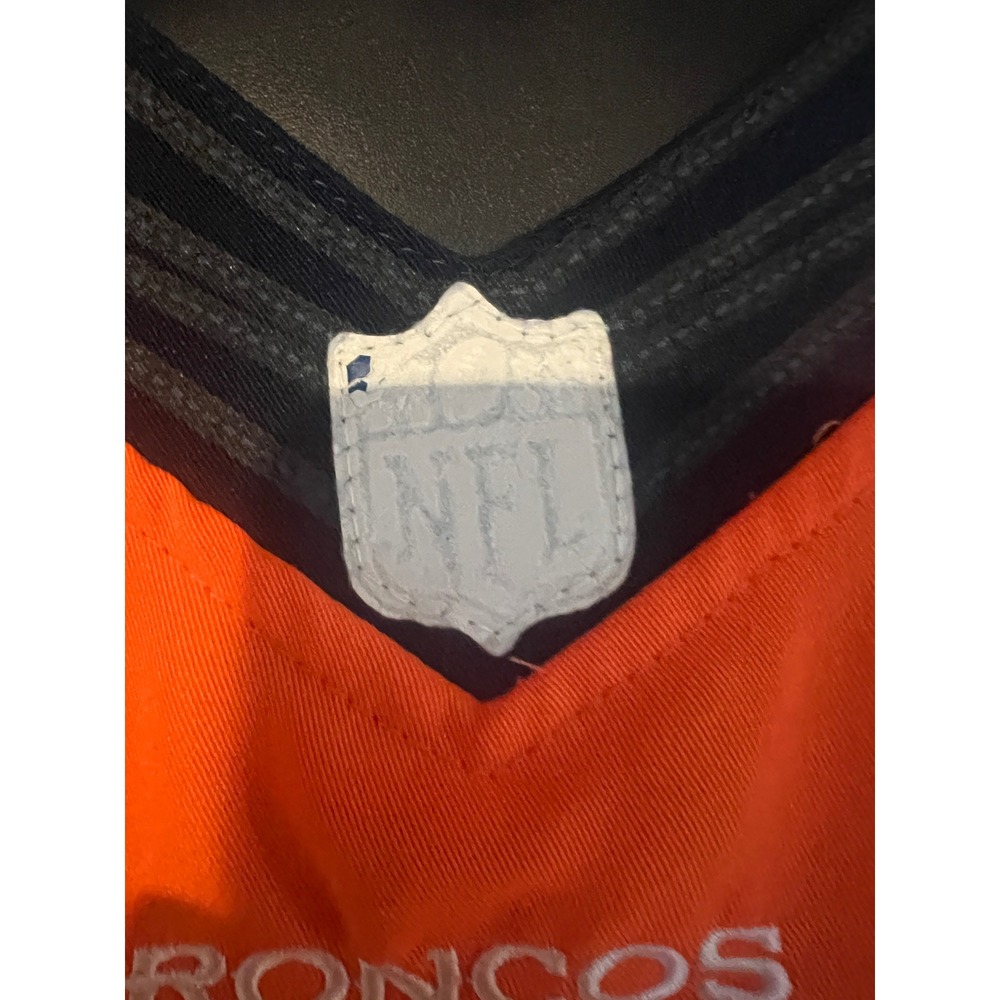 Nike Peyton Manning Denver Broncos Jersey Mens 52 Orange Good Captain Patch 18 - Picture 4 of 11